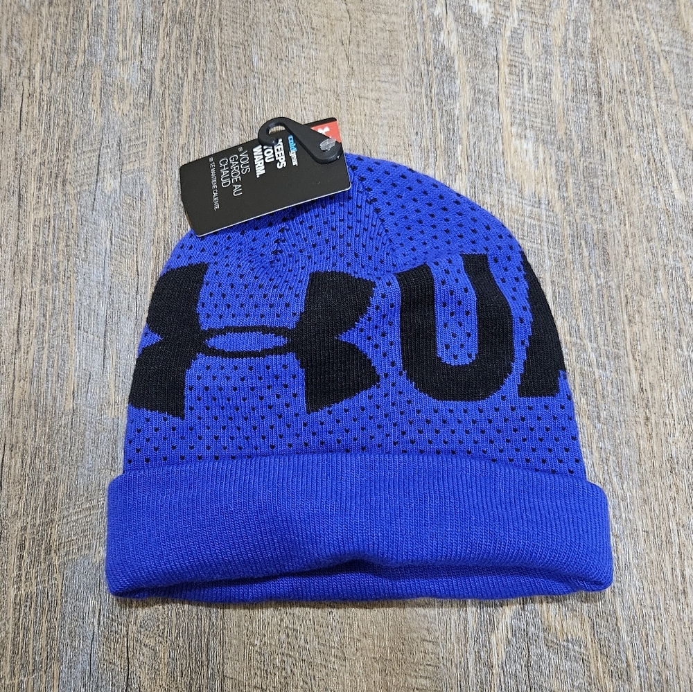 Under Armour Youth Girls Purple Beanie Hat